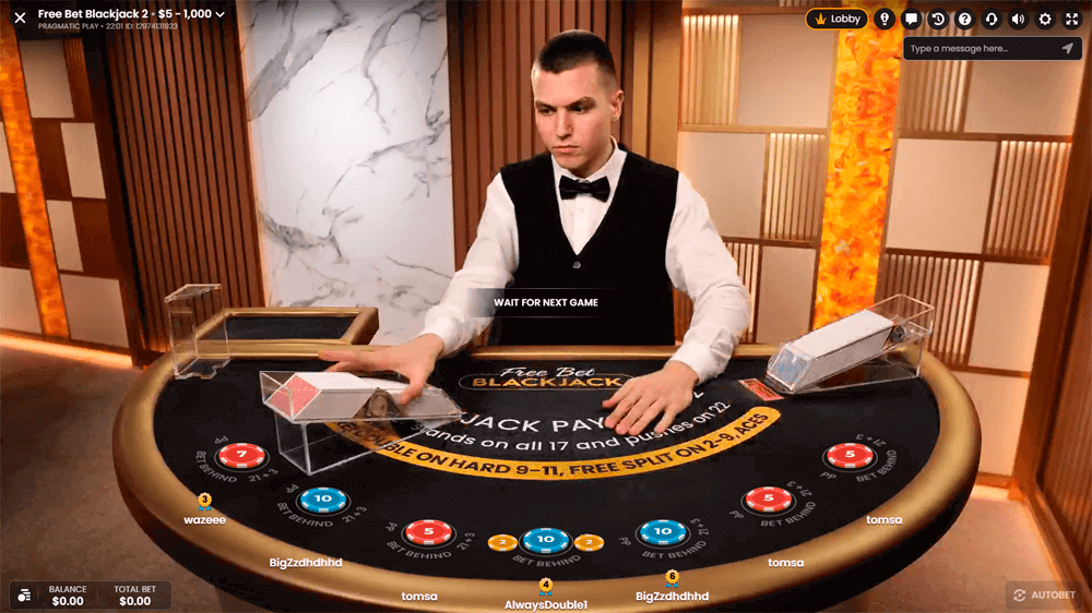 Free Bet Blackjack